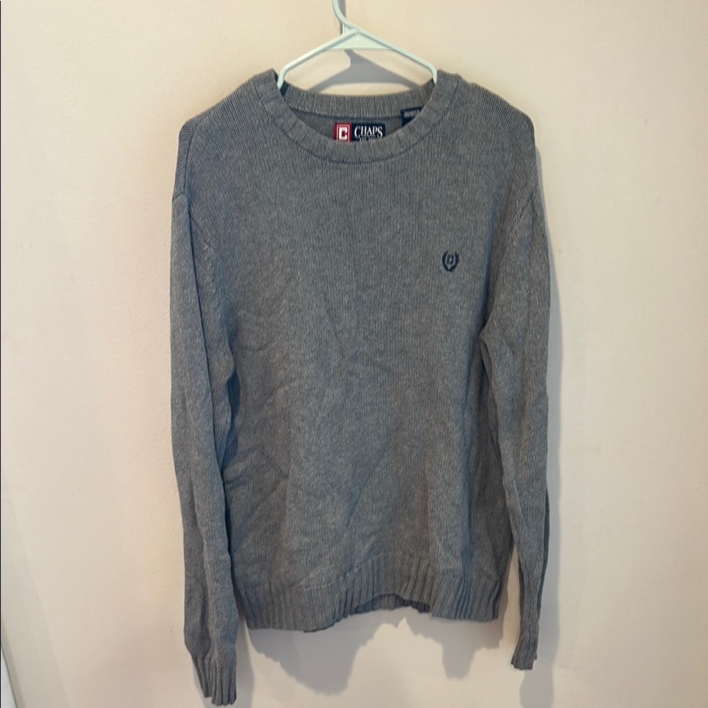 Chaps Gray Men's Sweater